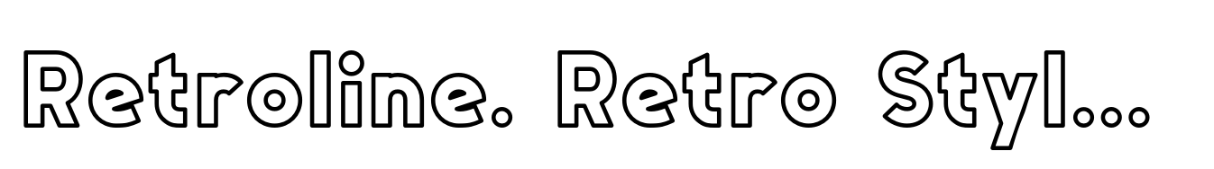 Retroline. Retro Style Thick 2